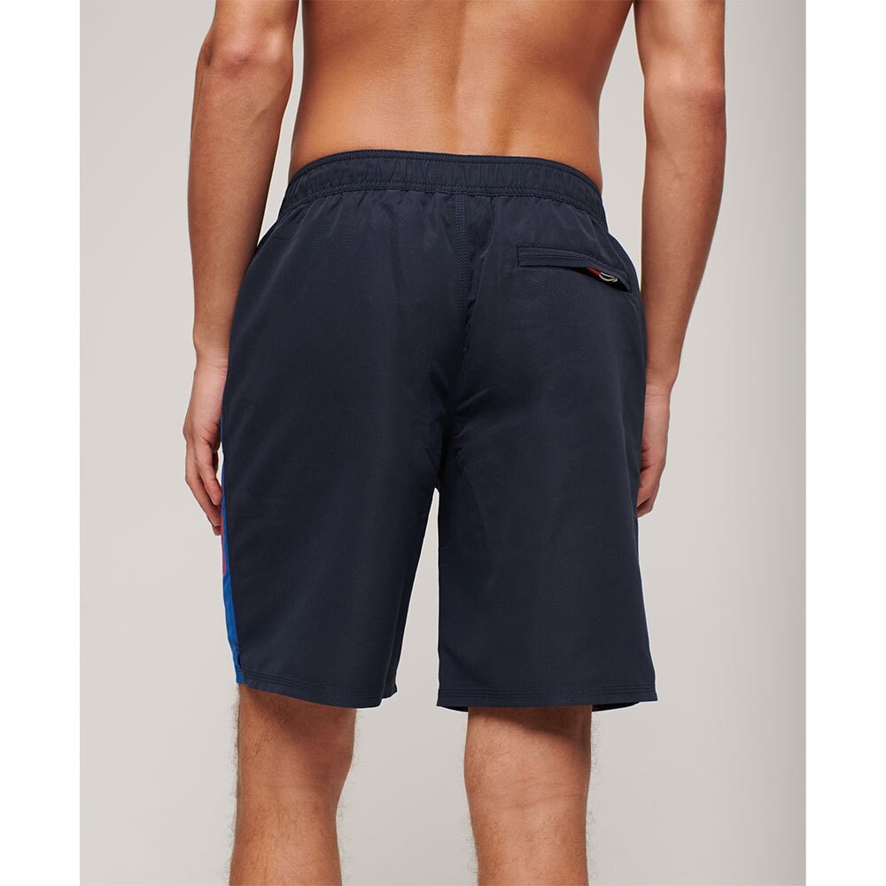 Шорты для плавания Superdry Sportswear Logo 19´´ Swimming Shorts, синий — фото 2
