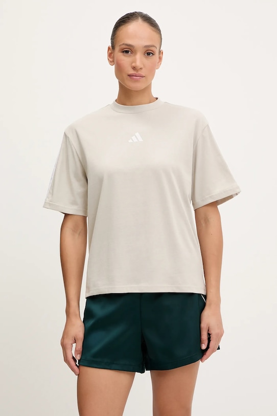 

Футболка хлопковая Essentials Adidas, бежевый