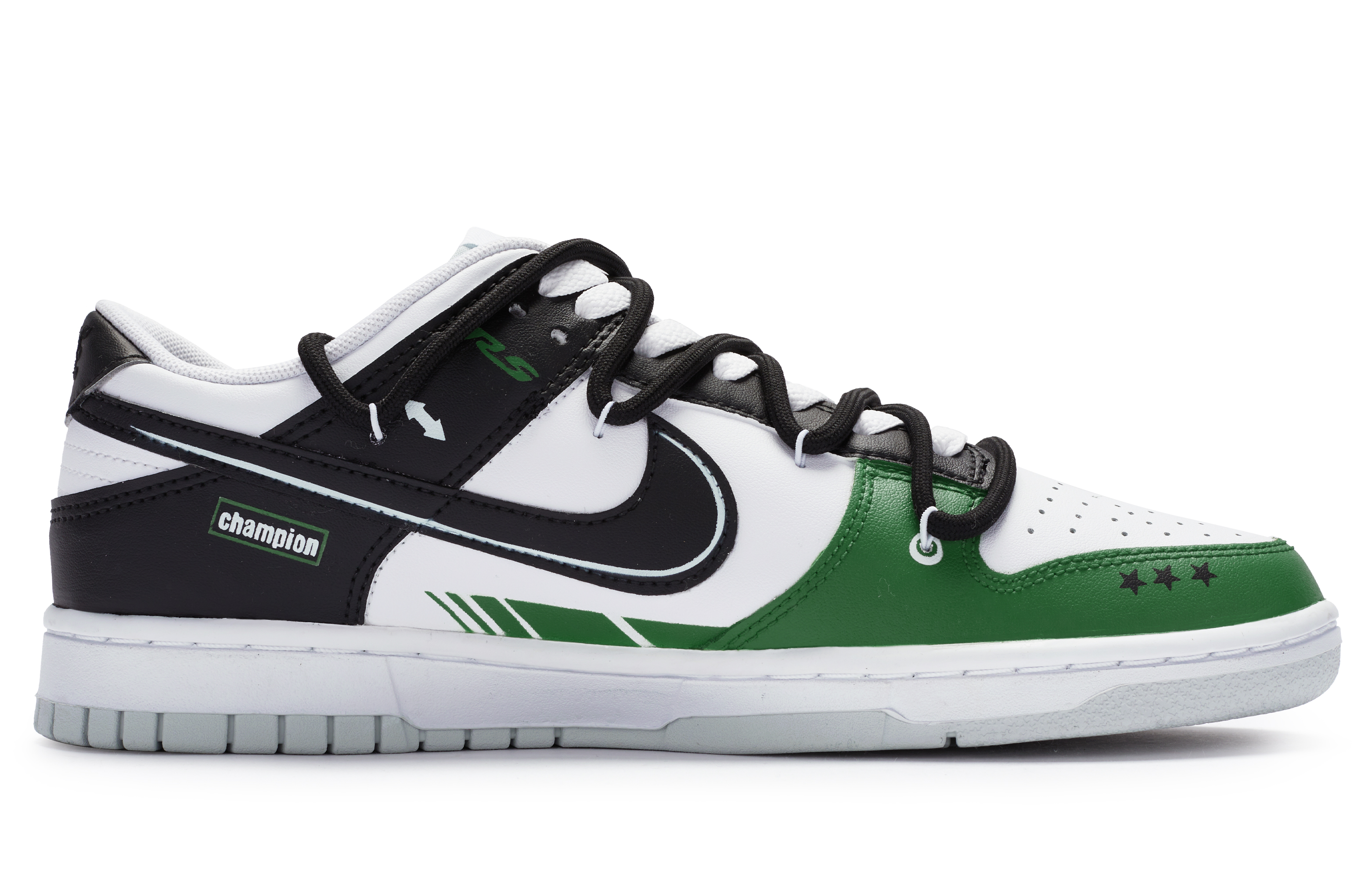 

Кроссовки Nike Dunk Skateboard Shoes Men Low-Top Black/Green