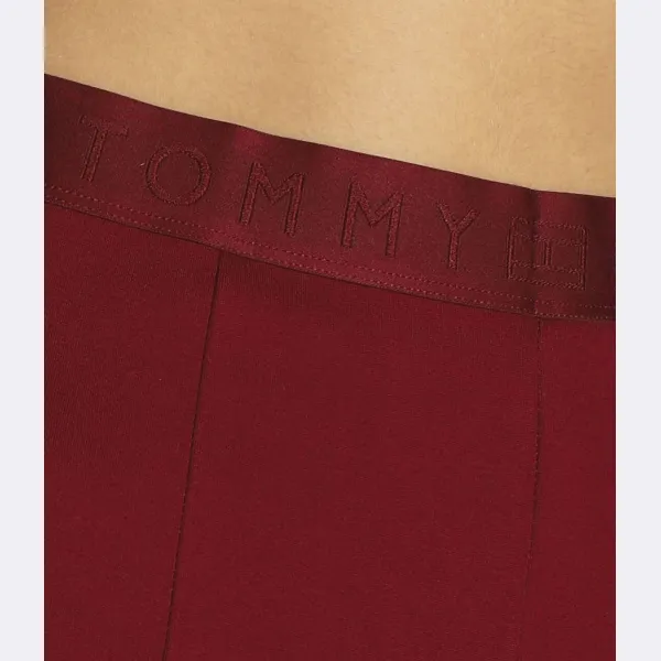 Леггинсы узкого кроя Audrey Tommy Hilfiger, бургунди — фото 4