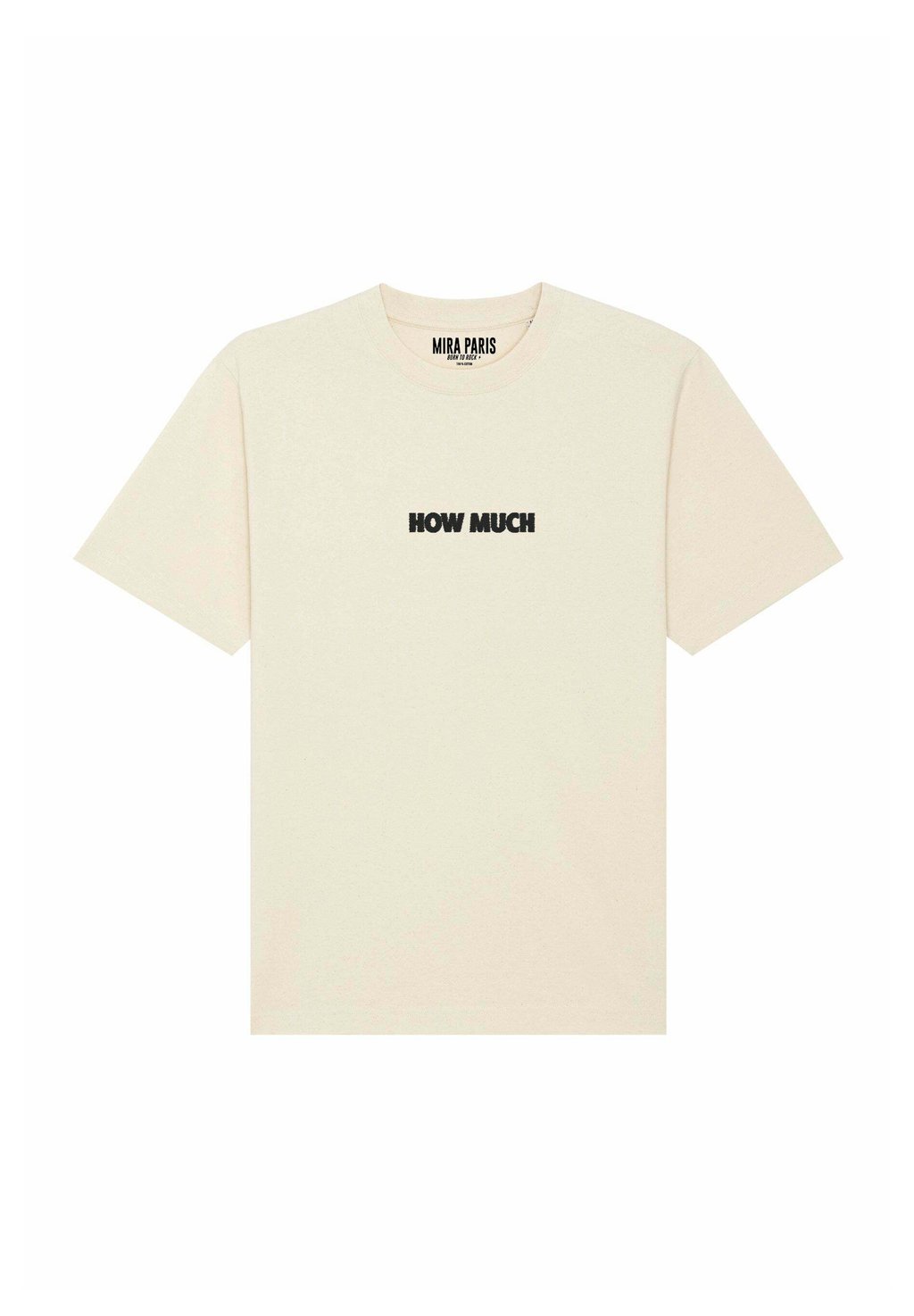 

Футболка с принтом HOW MUCH HEAVYWEIGHT Mira Paris, кремовый