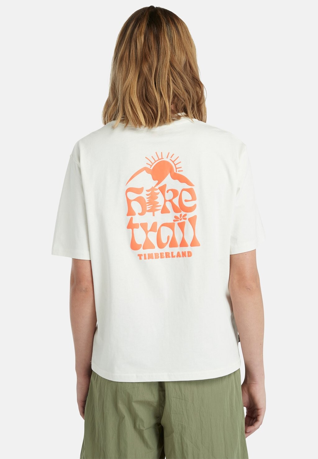 

Футболка с принтом HIKE LIFE GRAPHIC SHORT SLEEVE TEE Timberland, бежевый