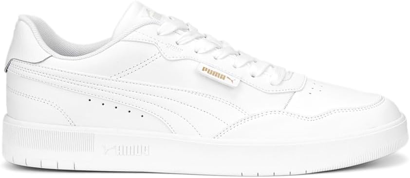 

Мужские кроссовки PUMA Court Ultra Lite на шнуровке для повседневной носки - белые