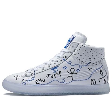 

Кроссовки shantell martin x clyde mid sm Puma, белый