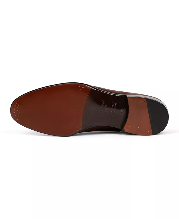 Мужские классические оксфорды Regent Cap Toe из кожи Anthony Veer, коричневый — фото 4