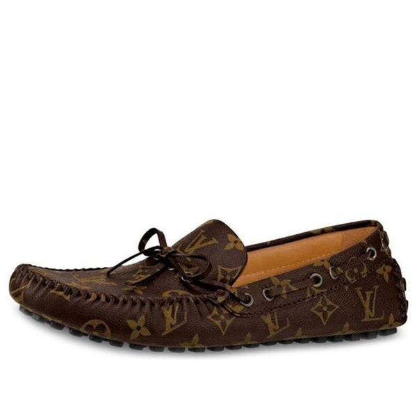 

Кроссовки arizona moccasin shoes 'brown logo monogram' Louis Vuitton, коричневый