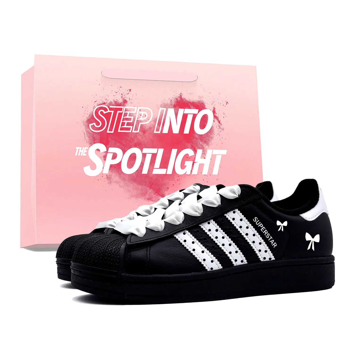 Кроссовки для скейтбординга кожаные Adidas Originals Superstar 2 черно-белые — фото 3