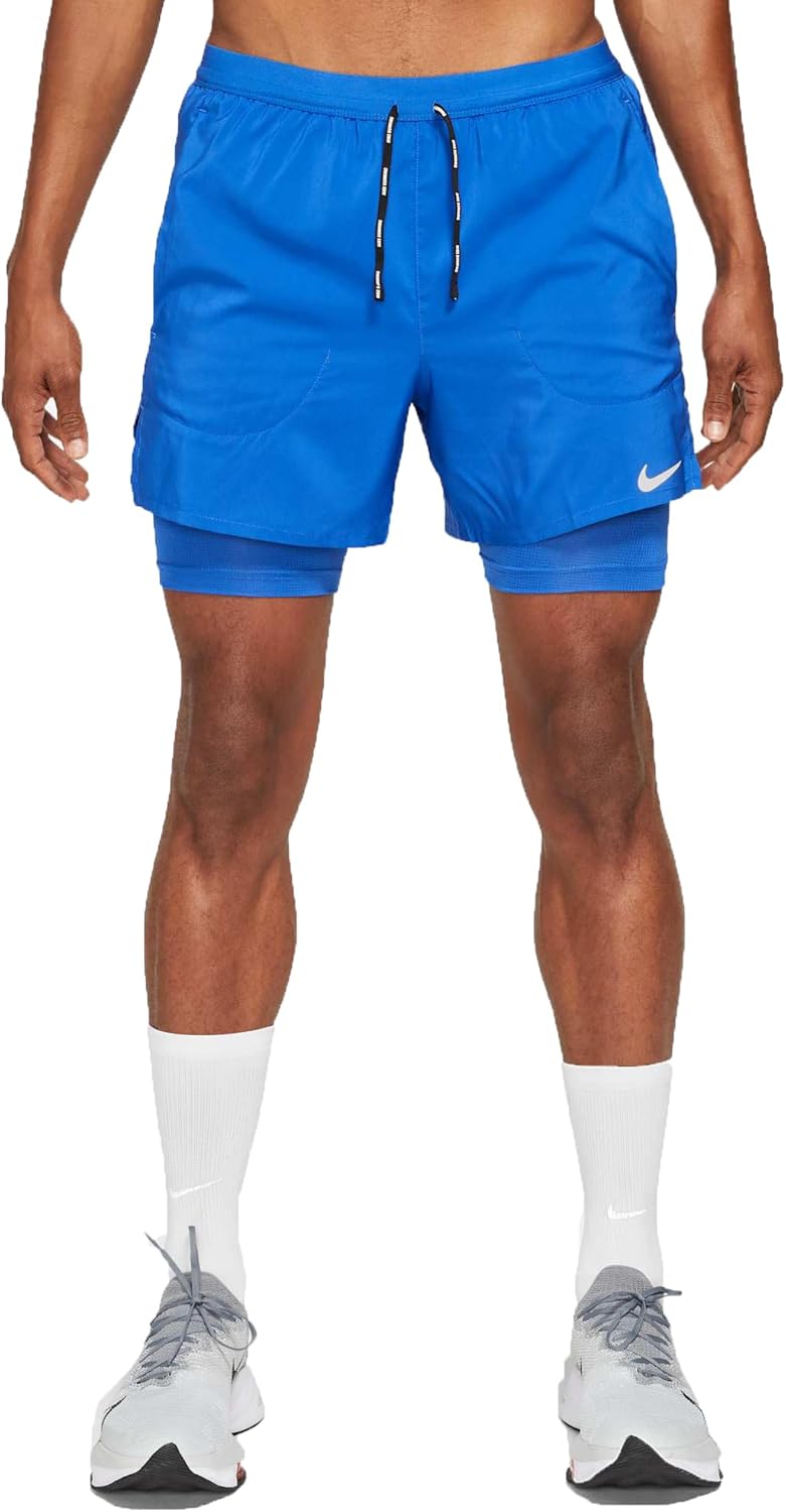 

Мужские беговые шорты Nike Flex Stride 5 дюймов 2-в-1, Game Royal/Game Royal