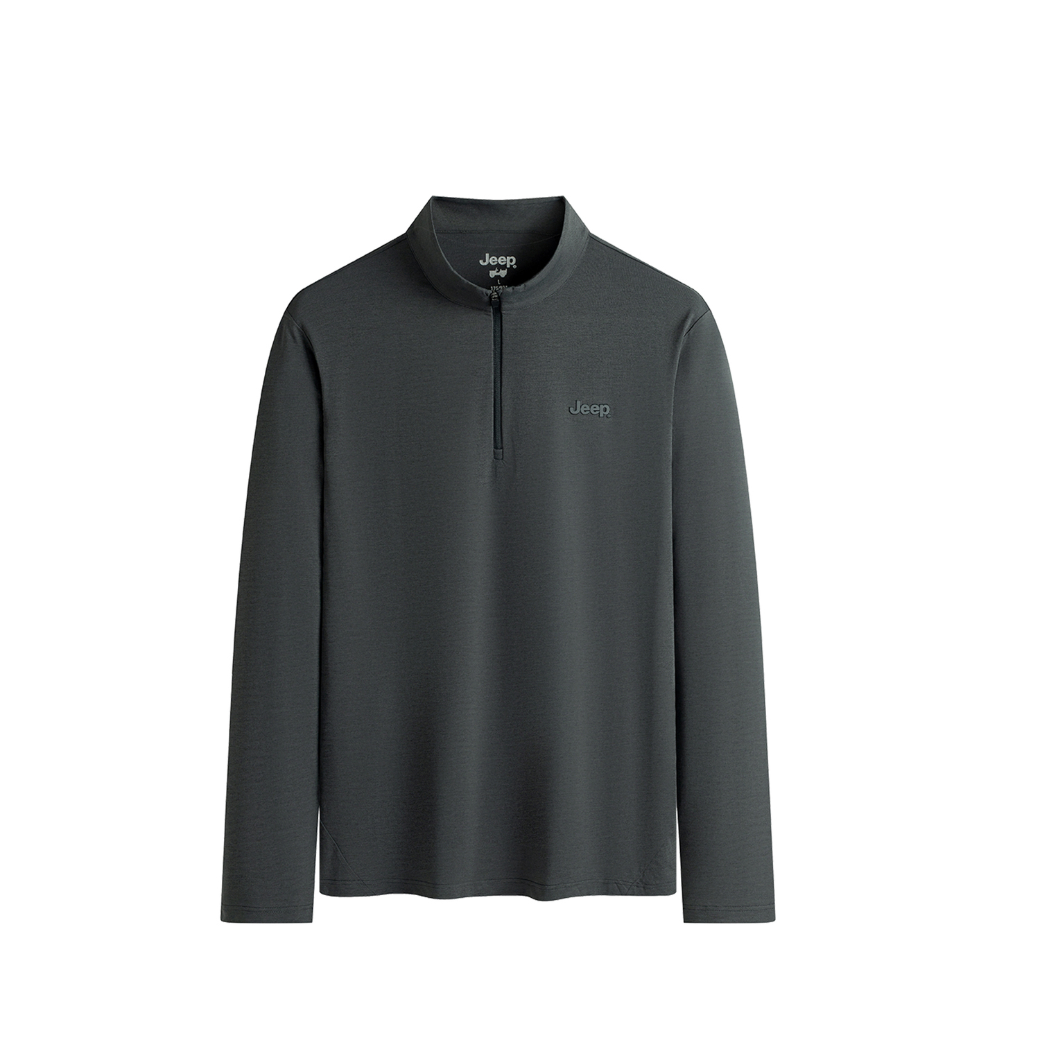 

Футболка Unisex Stand Collar Moderate Straight Fit Jeep, темно-серый