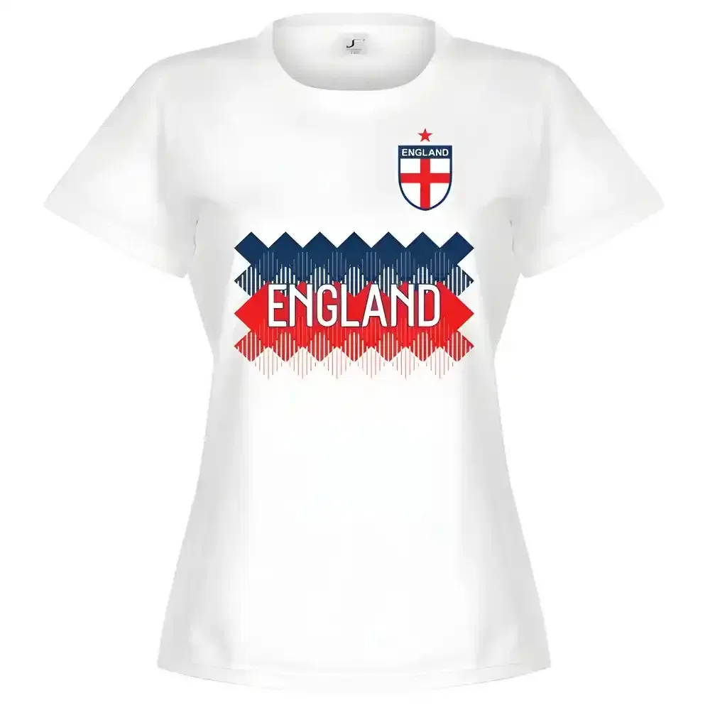 Футбольная футболка England для взрослых, белый
