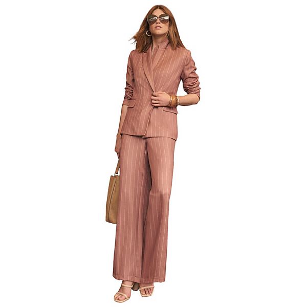 

Женские брюки plus size bi-stretch wide leg Jessica London, Creamy Mocha Classic
