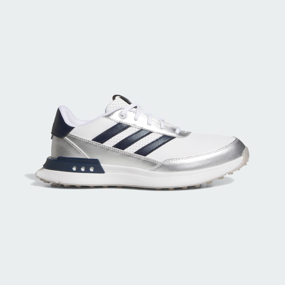 Кроссовки Adidas S2G 25 Leather Spikeless Golf Shoes, цвет Cloud White/Night Indigo/Grey Two
