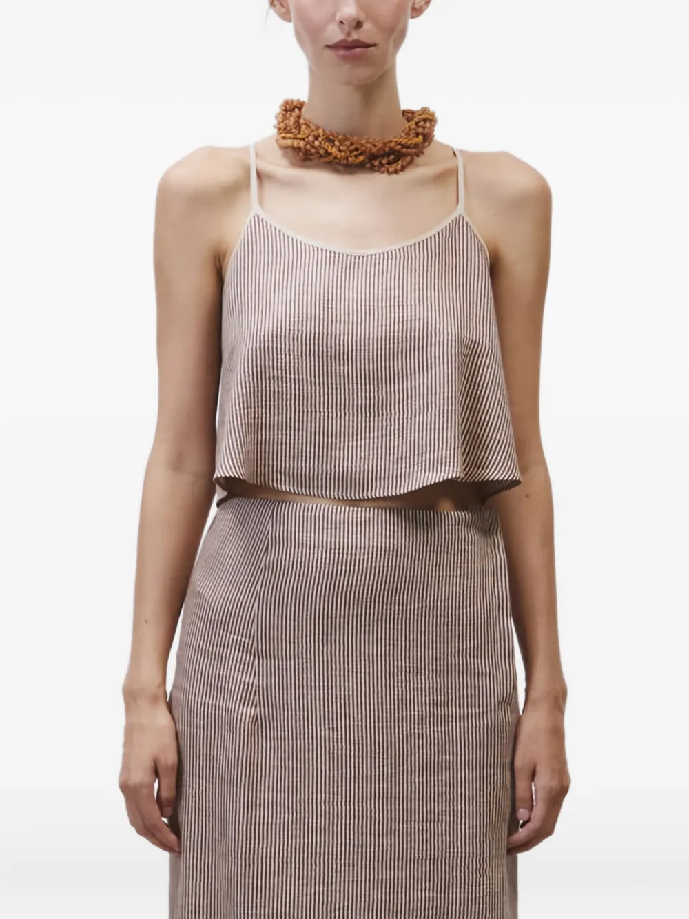 

Топ в полоску Alysi, красный