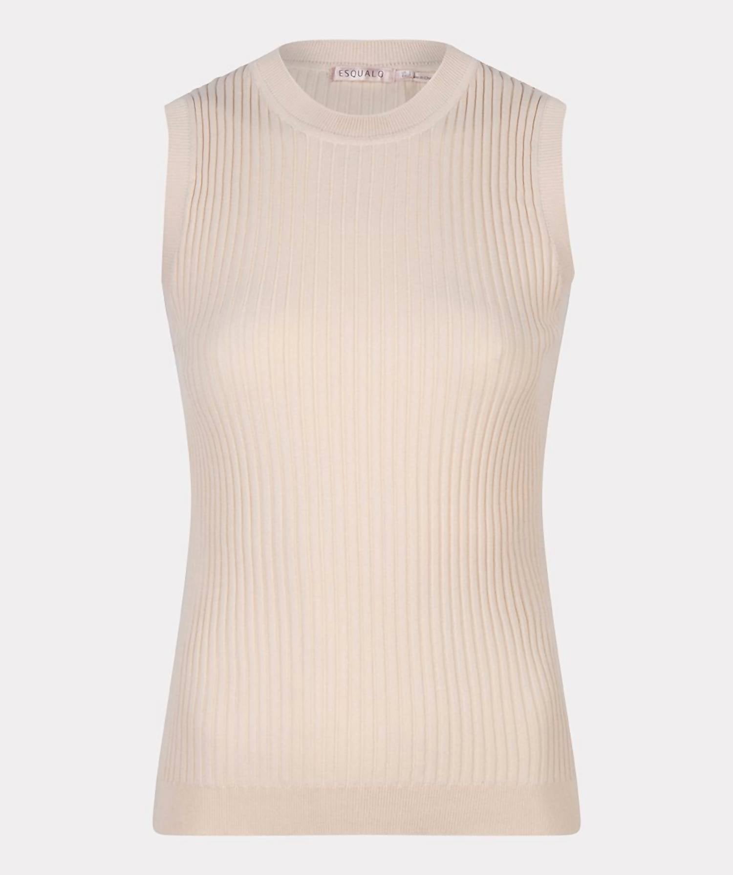 

Женская майка Laura Ribbed Sand ESQUALO