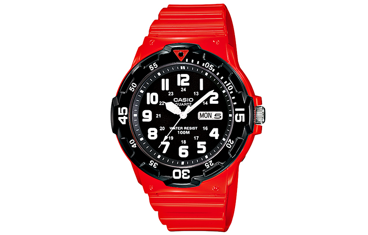 

CASIO Мужские часы Standard Series 44,6 мм, черные MRW-200HC-4B
