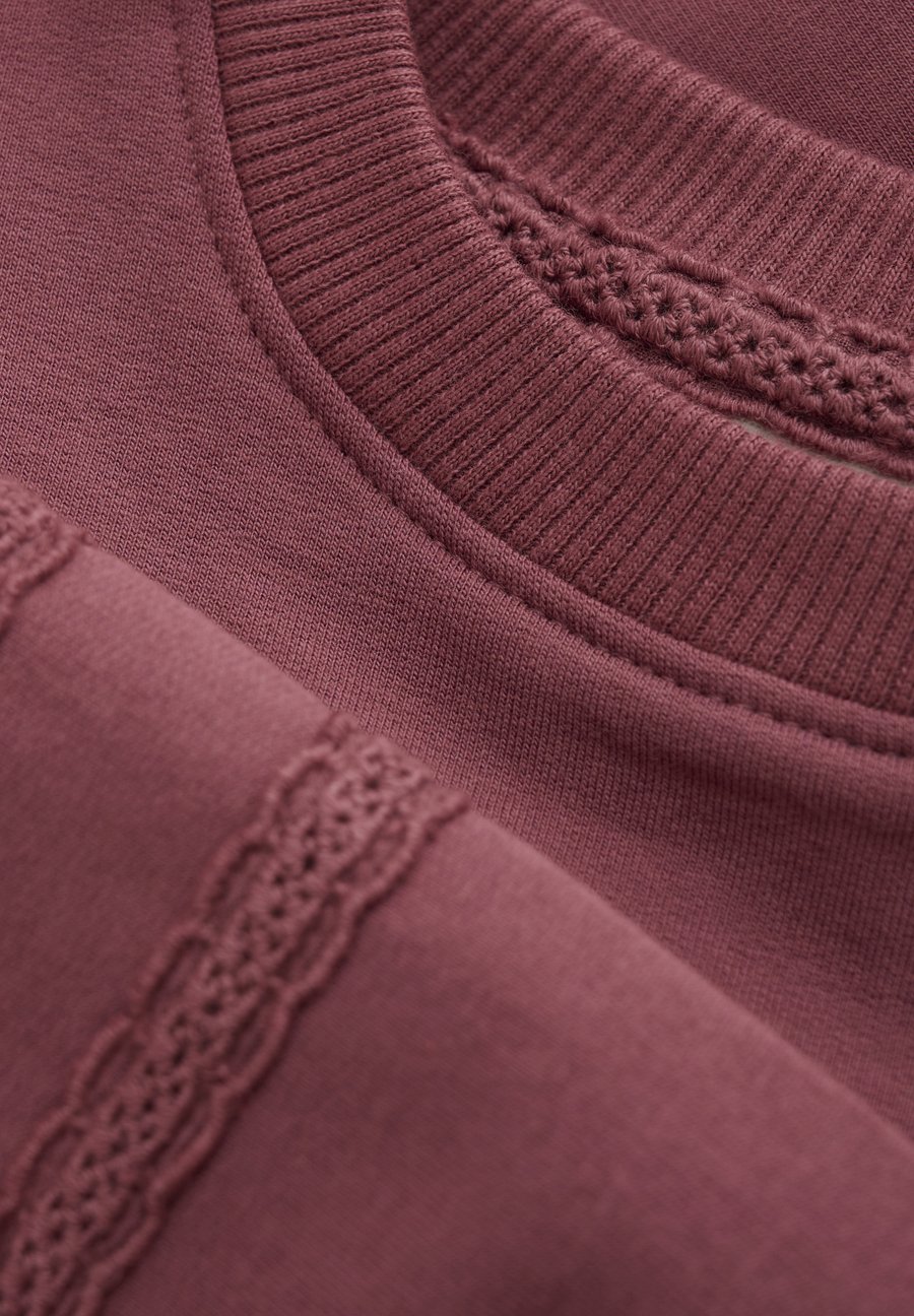 Толстовка EN FANT LONG SLEEVES, Roan Rouge/Dark Purple — фото 4