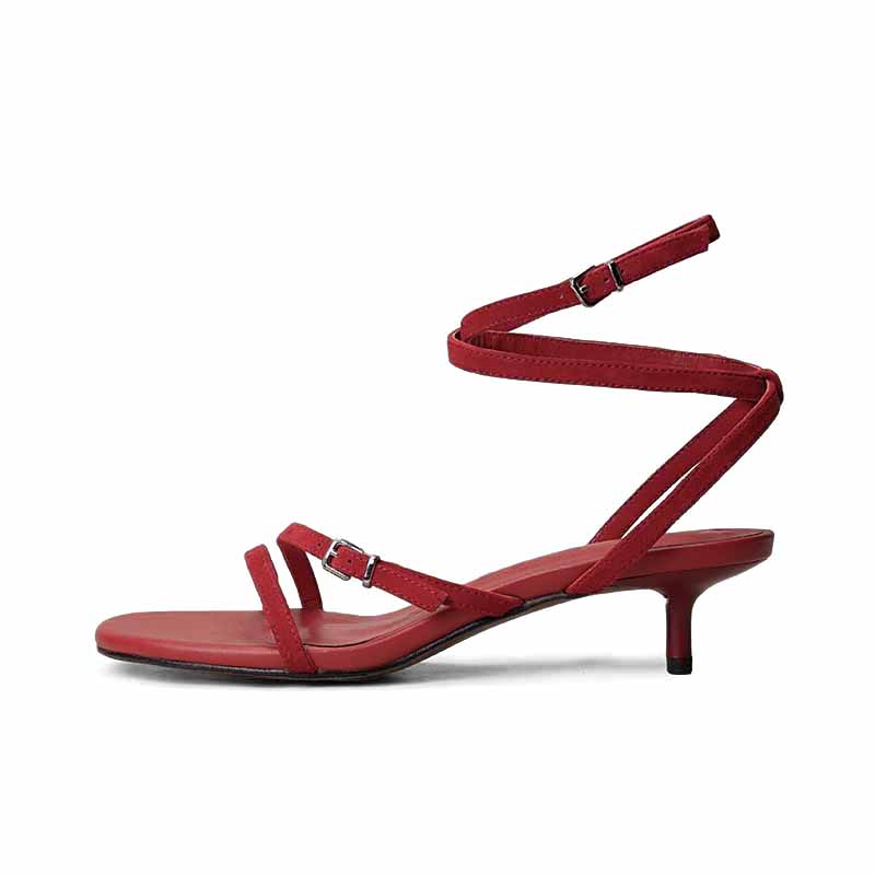 SHOEMAKER QUEEN Женские сандалии на одной застежке черные, цвет Black — фото 3