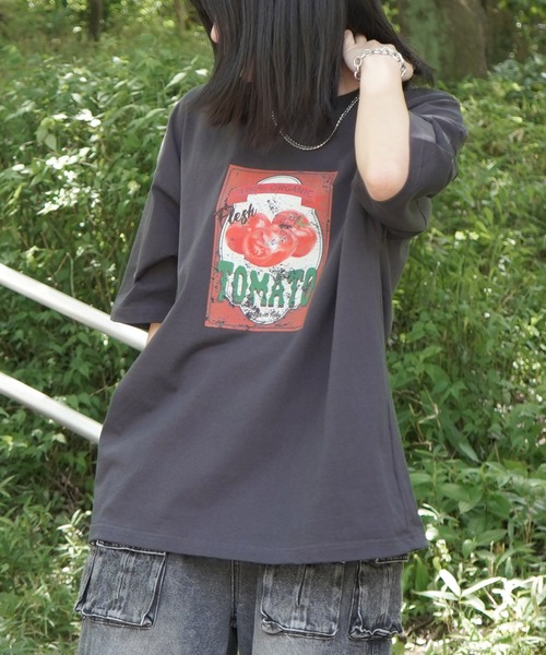 

Футболка с коротким рукавом, оверсайз, с принтом ILL'S, серый