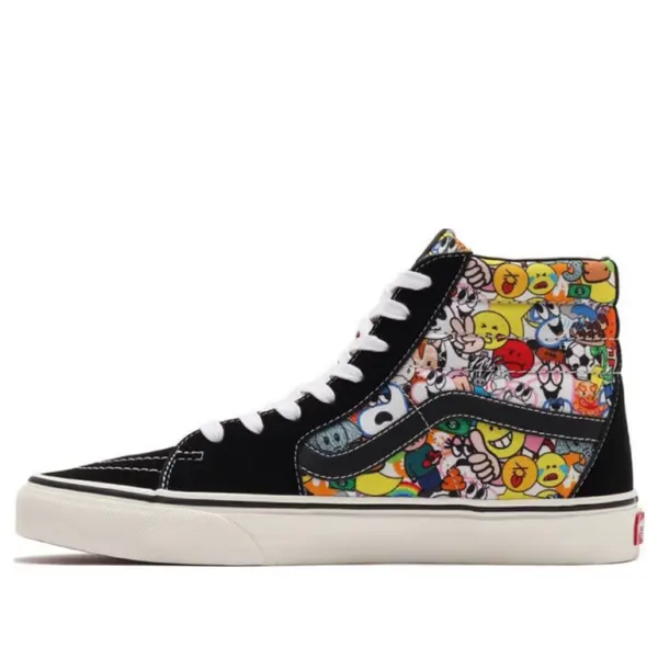 

Кроссовки atmos x sk8-hi 'emoji' Vans, черный