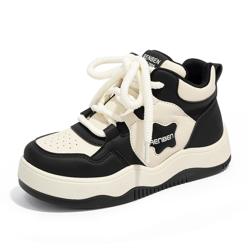 

Кроссовки Humanism 1986 Skateboarding Shoes Women's High-top, бежевый