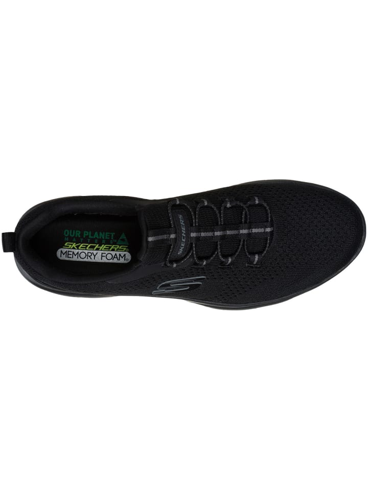 Кроссовки женские Skechers из переработанных материалов, черный — фото 4