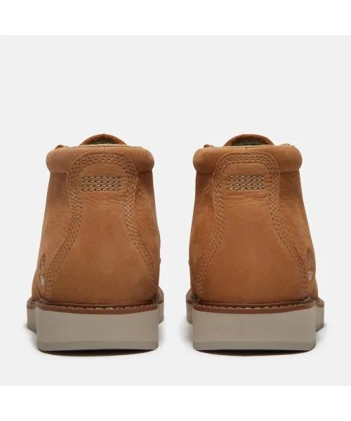 Ботинки Mid Chukka Redwood Edge Essential кожаные бежевые — фото 4