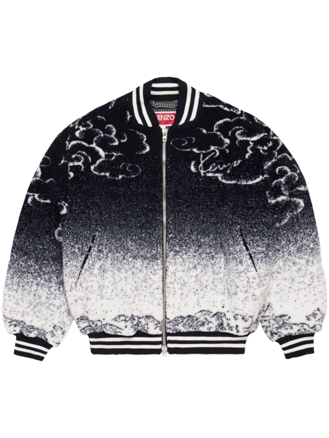 

Бомбер Cloud Tiger Kenzo, синий