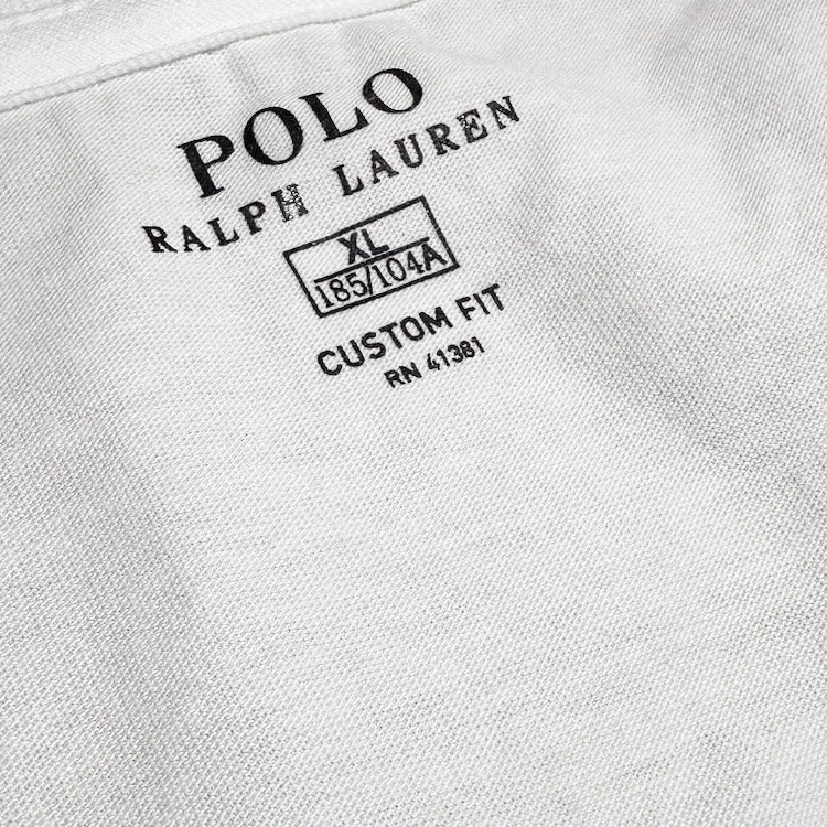 Футболка поло с логотипом Polo Ralph Lauren белая — фото 4