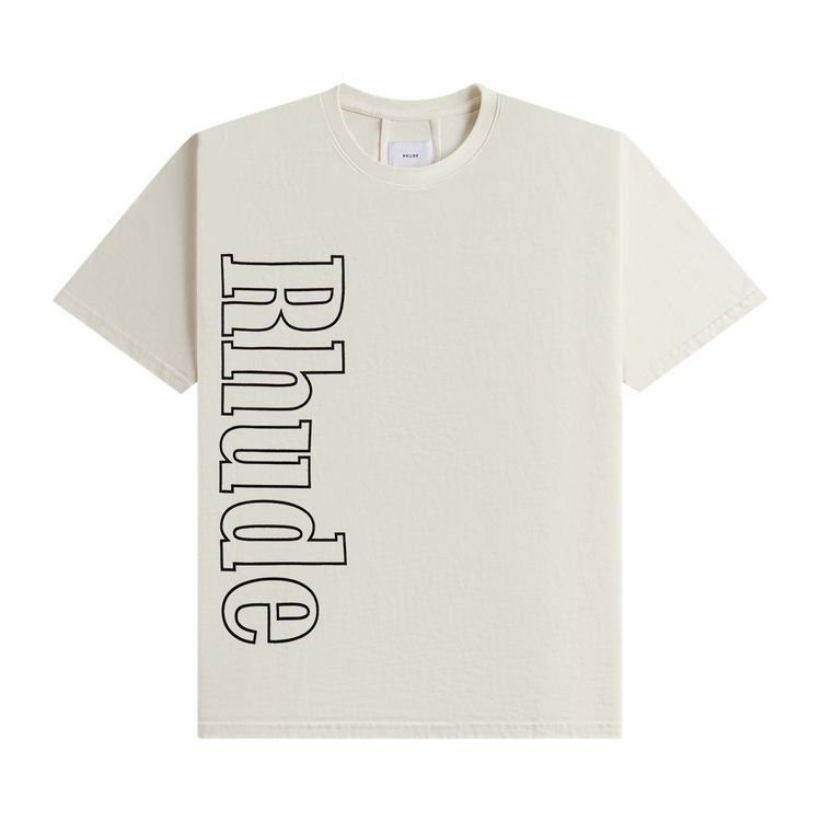

Футболка Rhude Side Logo T-Shirt 'Vintage White', белый