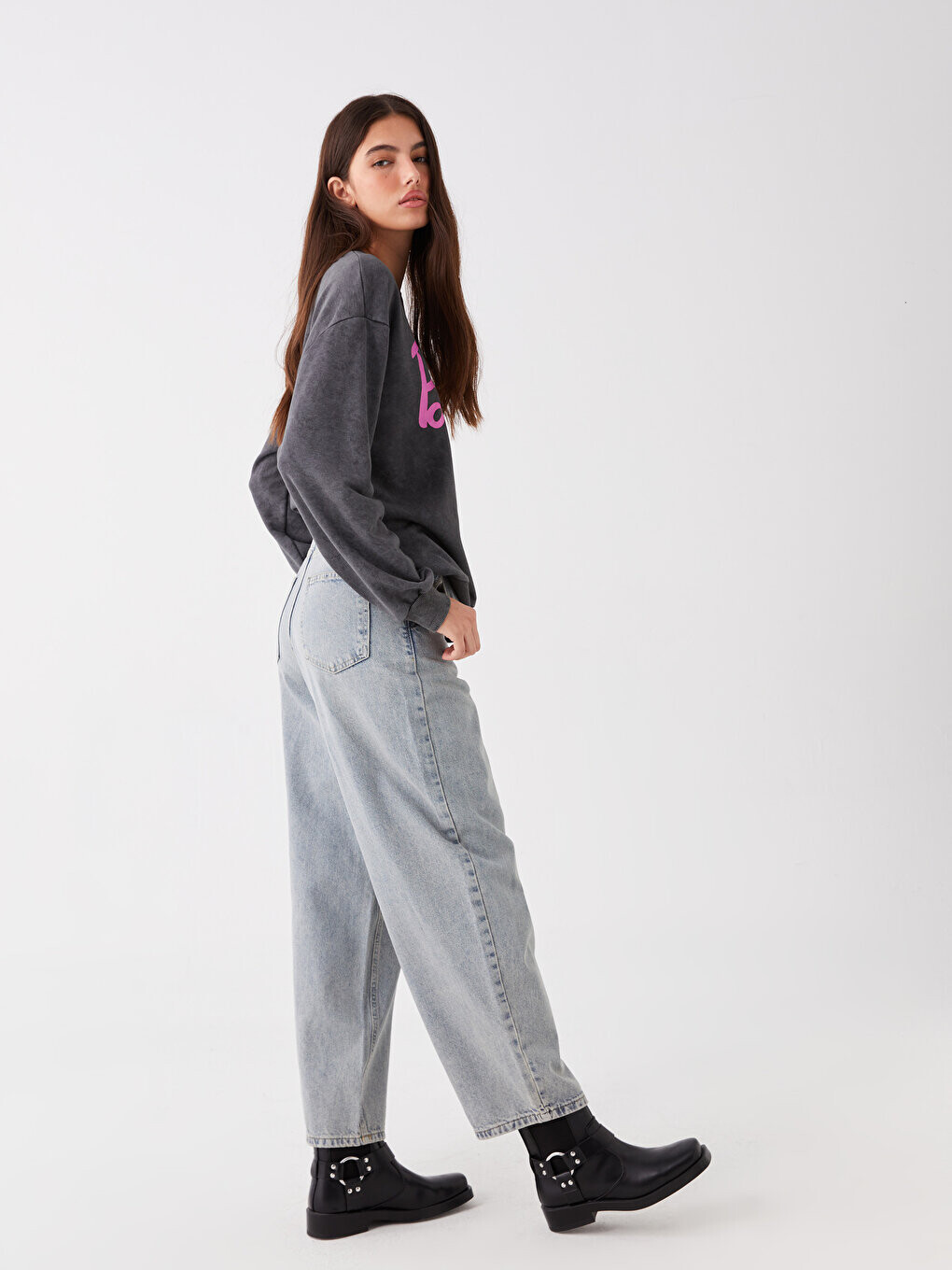 

Женские джинсовые брюки прямого кроя LCW Jeans, светло-синий