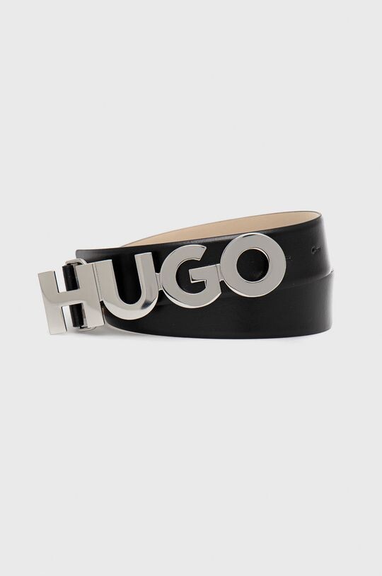 

Кожаный ремень HUGO Hugo, черный