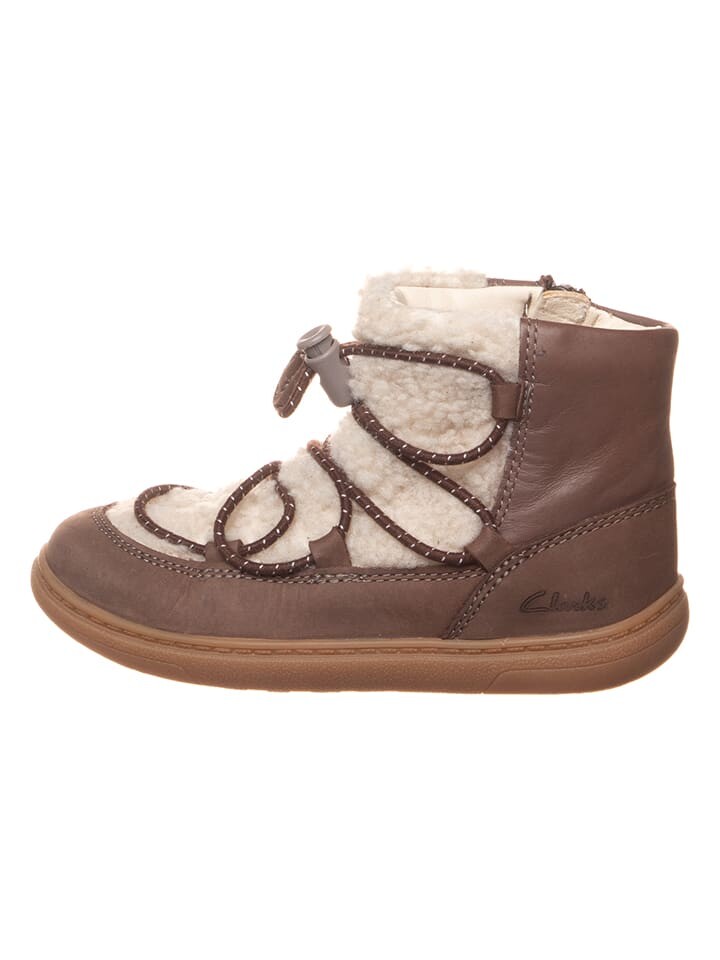 

Сапоги Clarks Leder-Boots Flash Moon, коричневый
