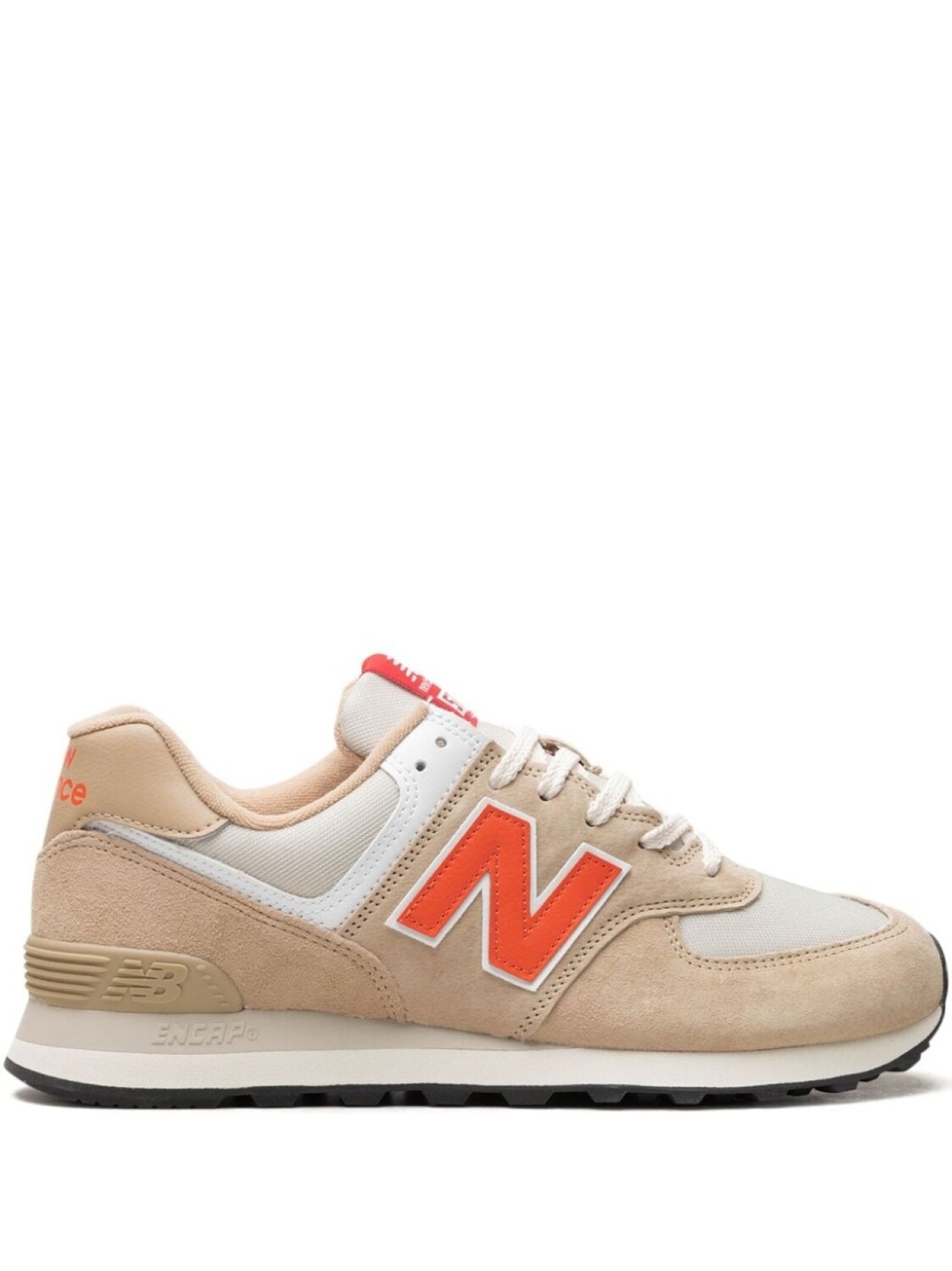 

Кроссовки New Balance 574 "Bone/Orange", серый