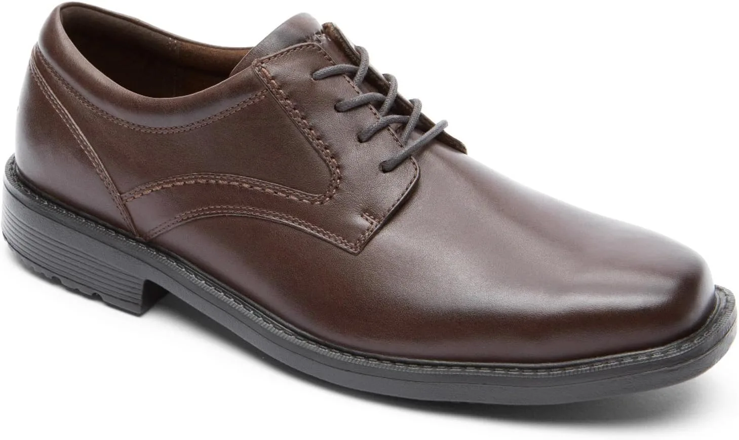 Мужские оксфорды Rockport Style Leader 2 с гладкими носками, темно-коричневый — фото 2