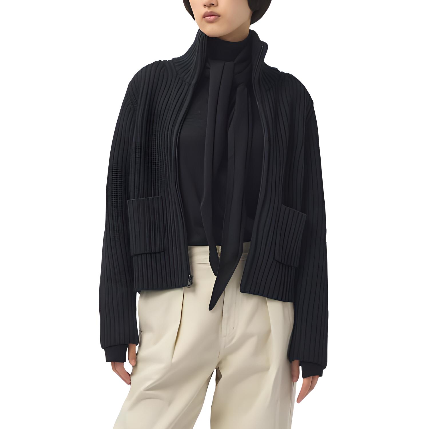 

Куртка женская черная UNIQLO