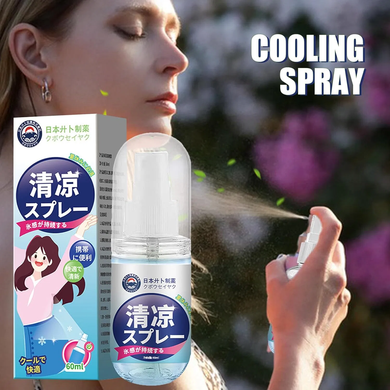 Охлаждающий спрей Instant Cooling Spray 60 мл Generisch — фото 4