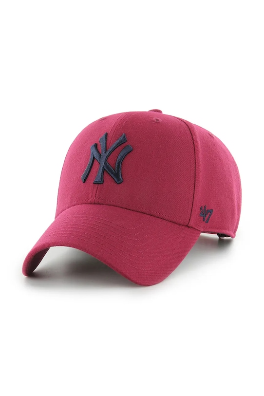 

Кепка из шерстяной смеси MLB New York Yankees 47 Brand, красный