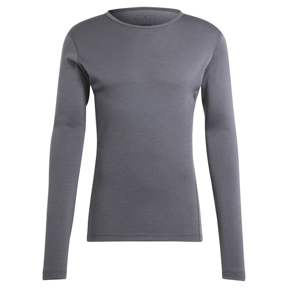 Футболка с длинным рукавом adidas Xperior Merino 260 Baselayer, серый — фото 3