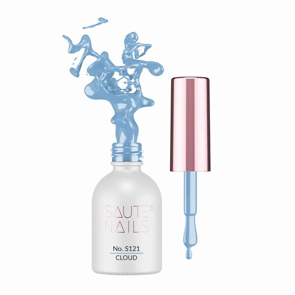 

Гибридный лак для ногтей s121 cloud, 8 мл Saute Nails, цвет s121 cloud
