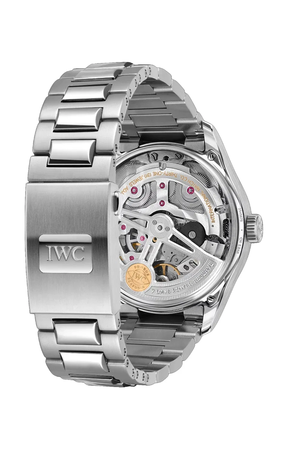Португезер Автоматик 42 - IW501704 IWC SCHAFFHAUSEN, серебряный — фото 3