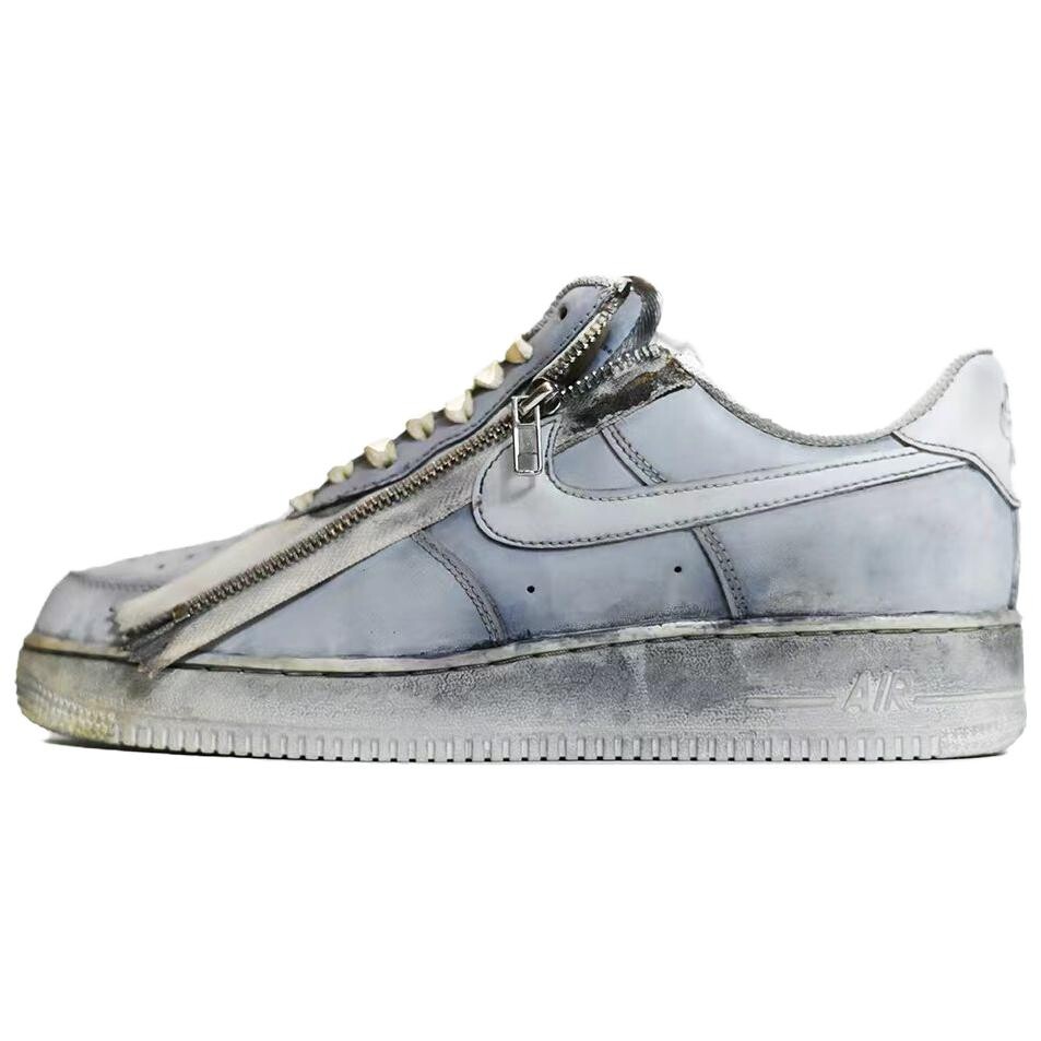 

Кроссовки Nike Air Force 1 Skateboarding Shoes Men Low-top Blue, серый