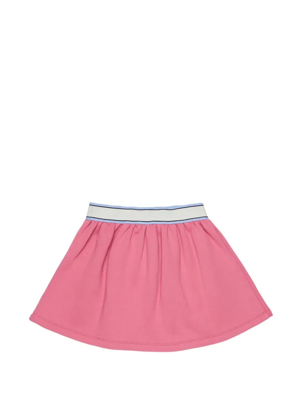 Юбка с присборенным поясом и логотипом Marni Kids, розовый — фото 2