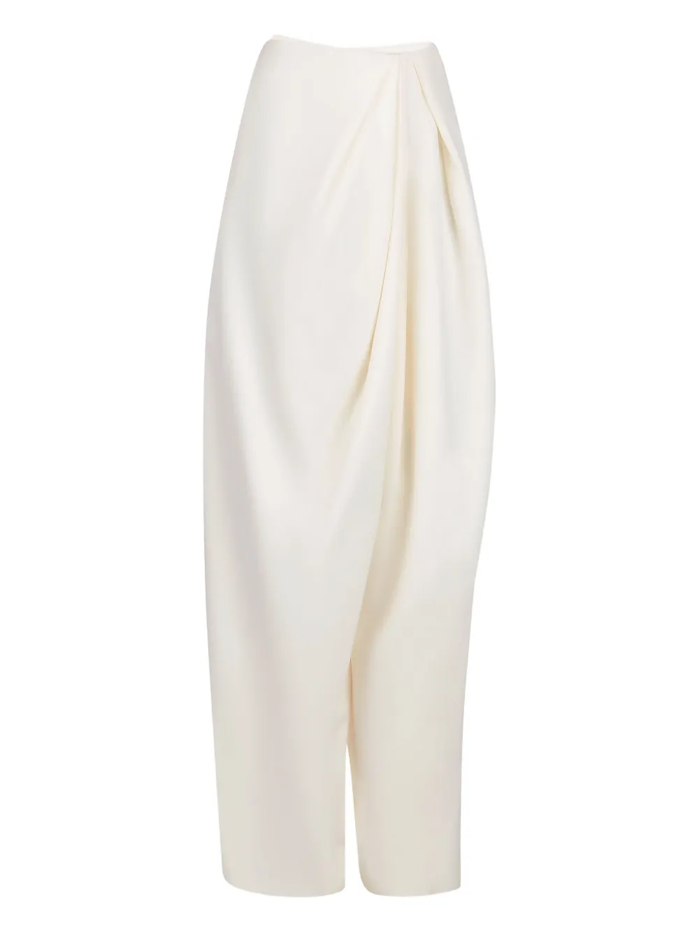 

Драпированные шерстяные брюки Nina Ricci, нейтральный