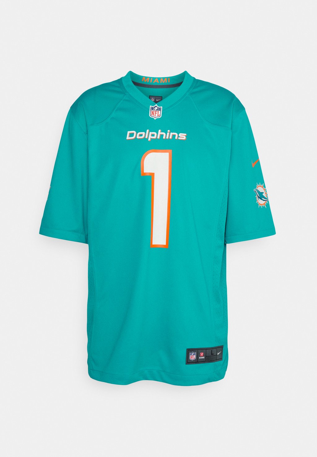 

Спортивная футболка Nike NFL MIAMI DOLPHINS TAGOVAILOA NIKE GAME TEAM COLOUR, цвет Turbo Green