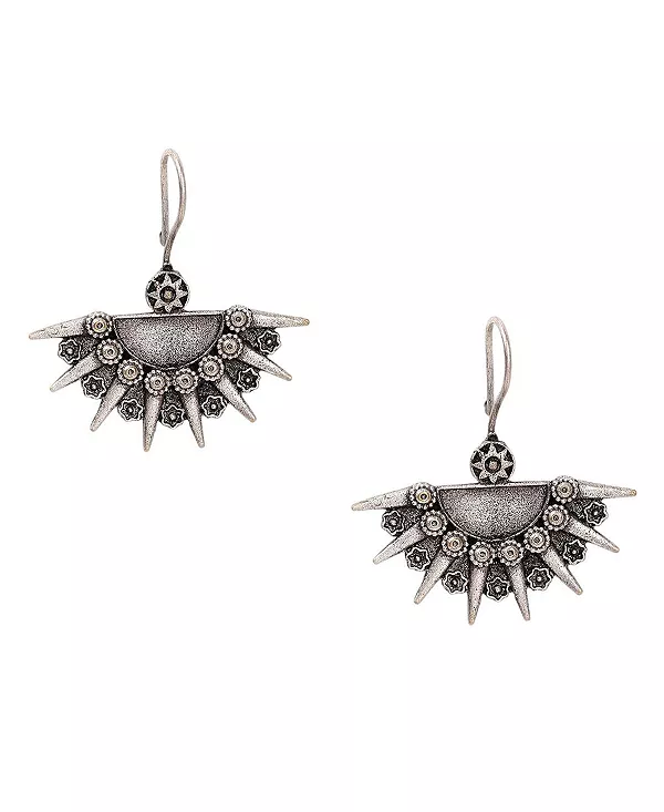 

Женские окисленные серьги-подвески Sohi, silver