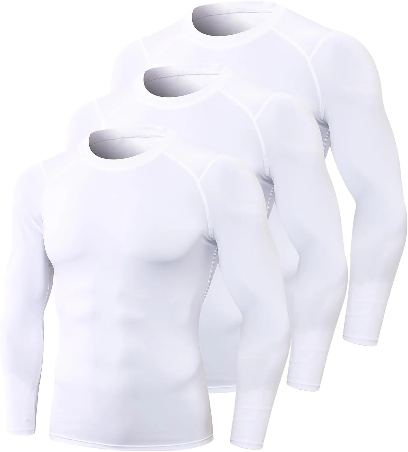 

SPVISE 3 Pack мужские компрессионные футболки с длинным рукавом Dry Fit UPF 50+