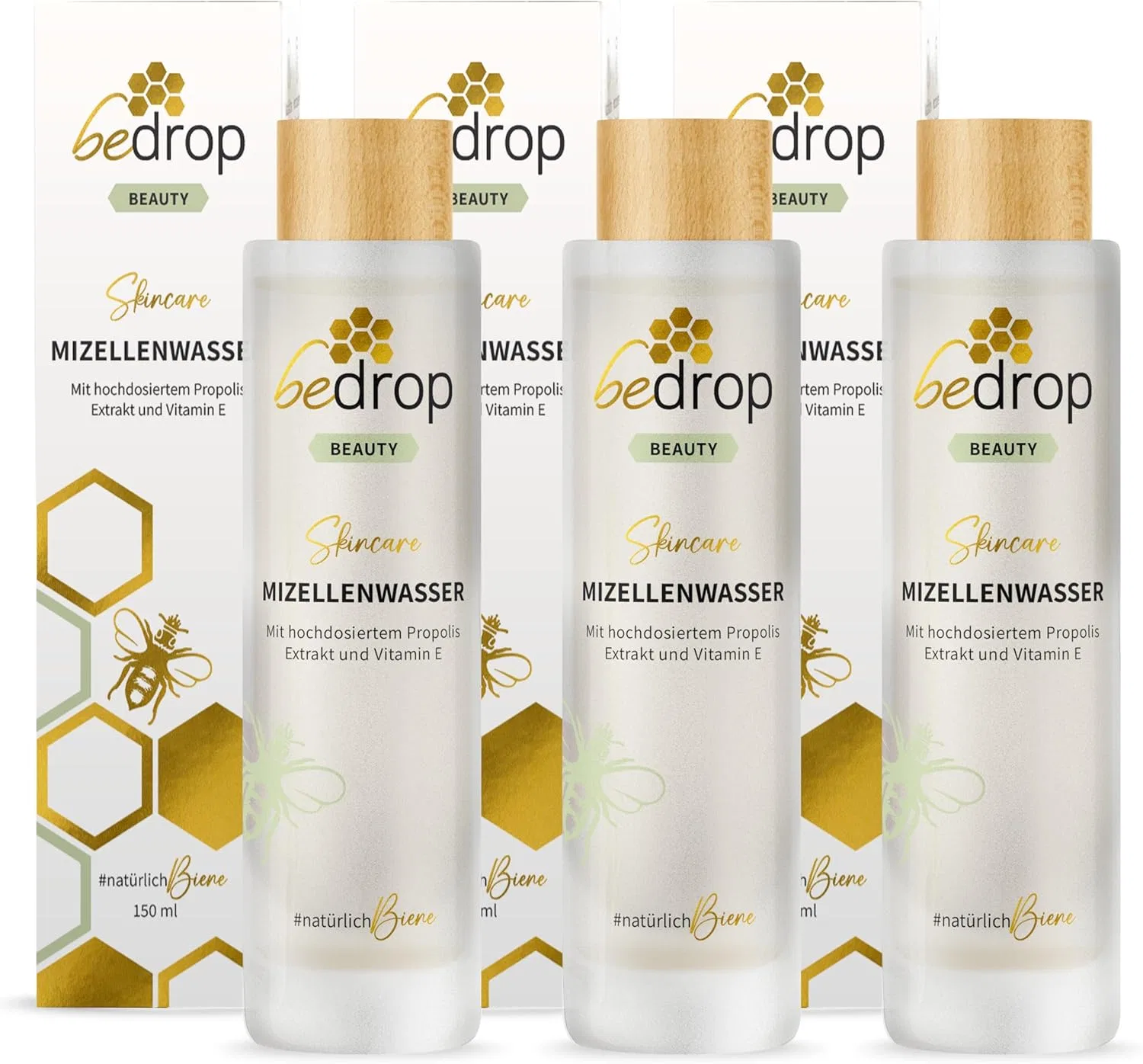 Мицеллярная вода-тоник для лица с экстрактом прополиса и витамином E от bedrop Bedrop