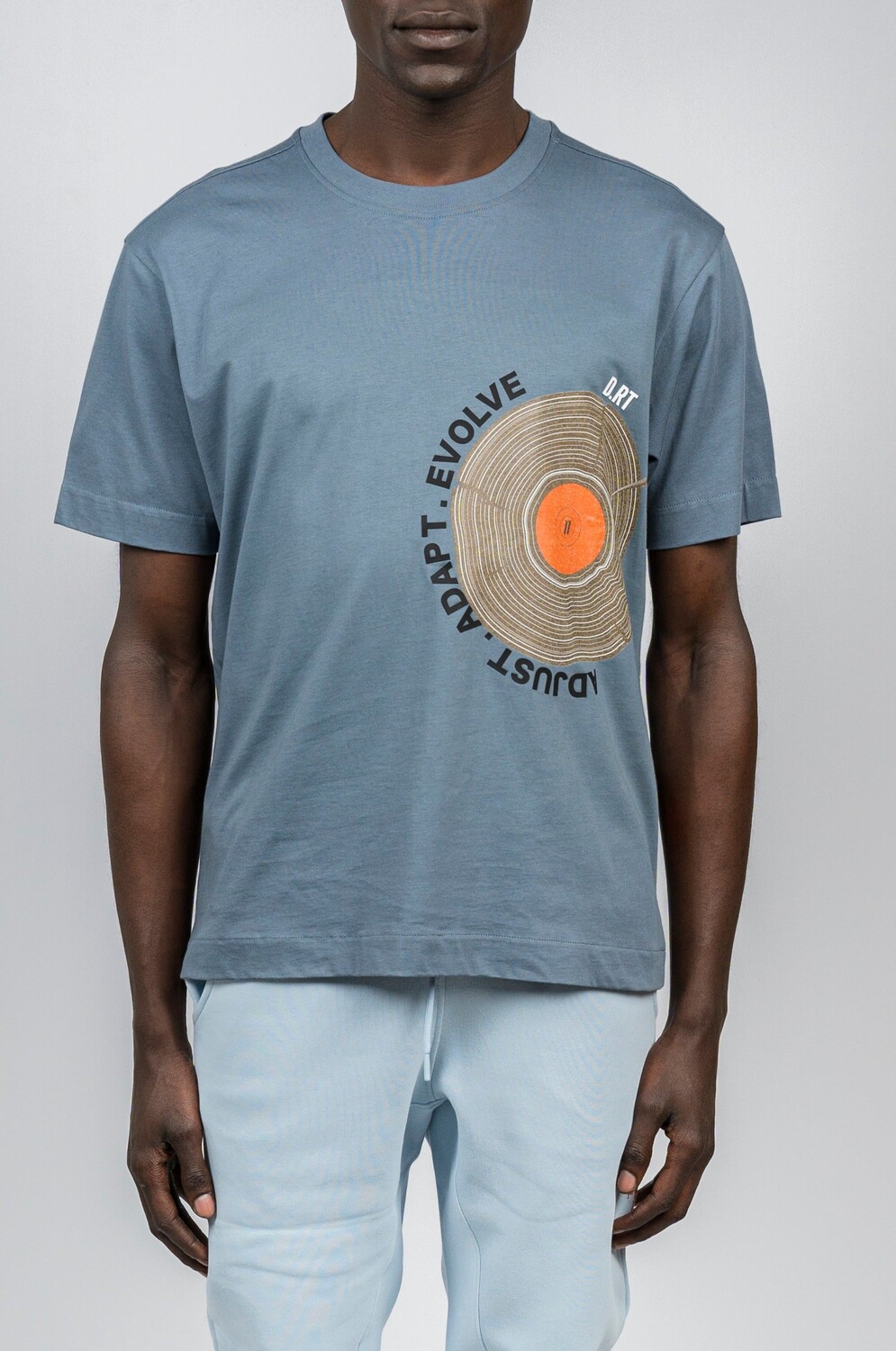 

Футболка Nature's Turntable D.RT, цвет Indigo