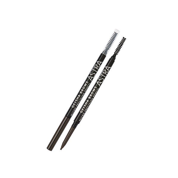

Карандаш для бровей ASTRA MAKEUP Geisha Brows Micro Precision, 04 Taupe