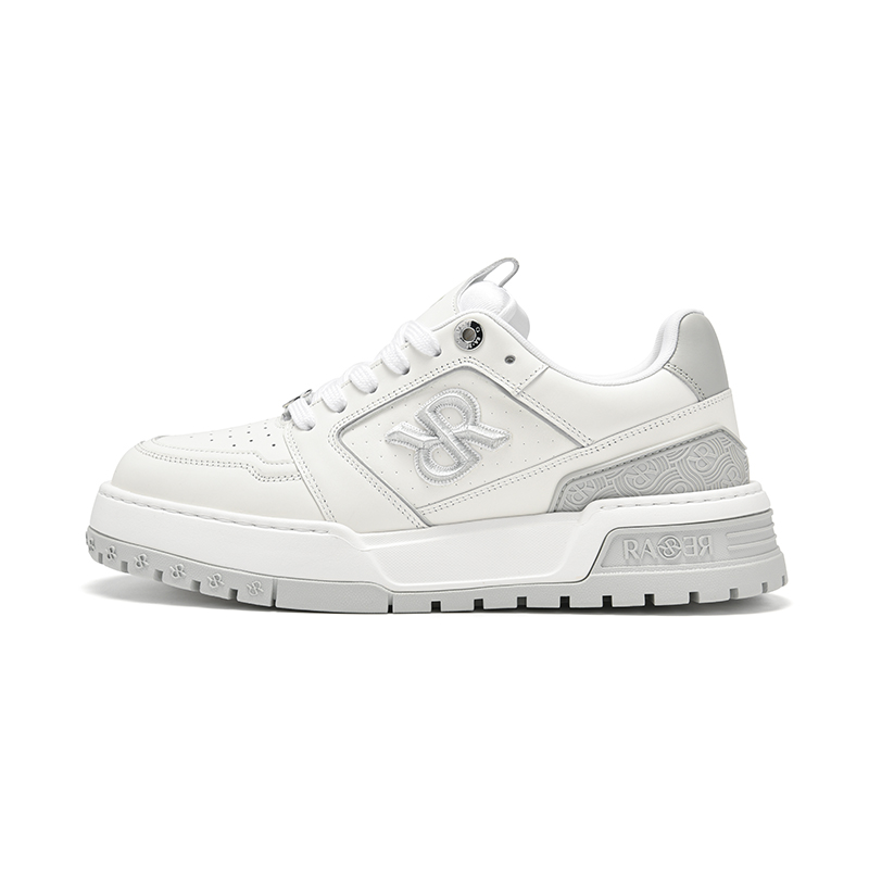 

RARE Низкие мужские кроссовки для скейтбординга, белые, серые